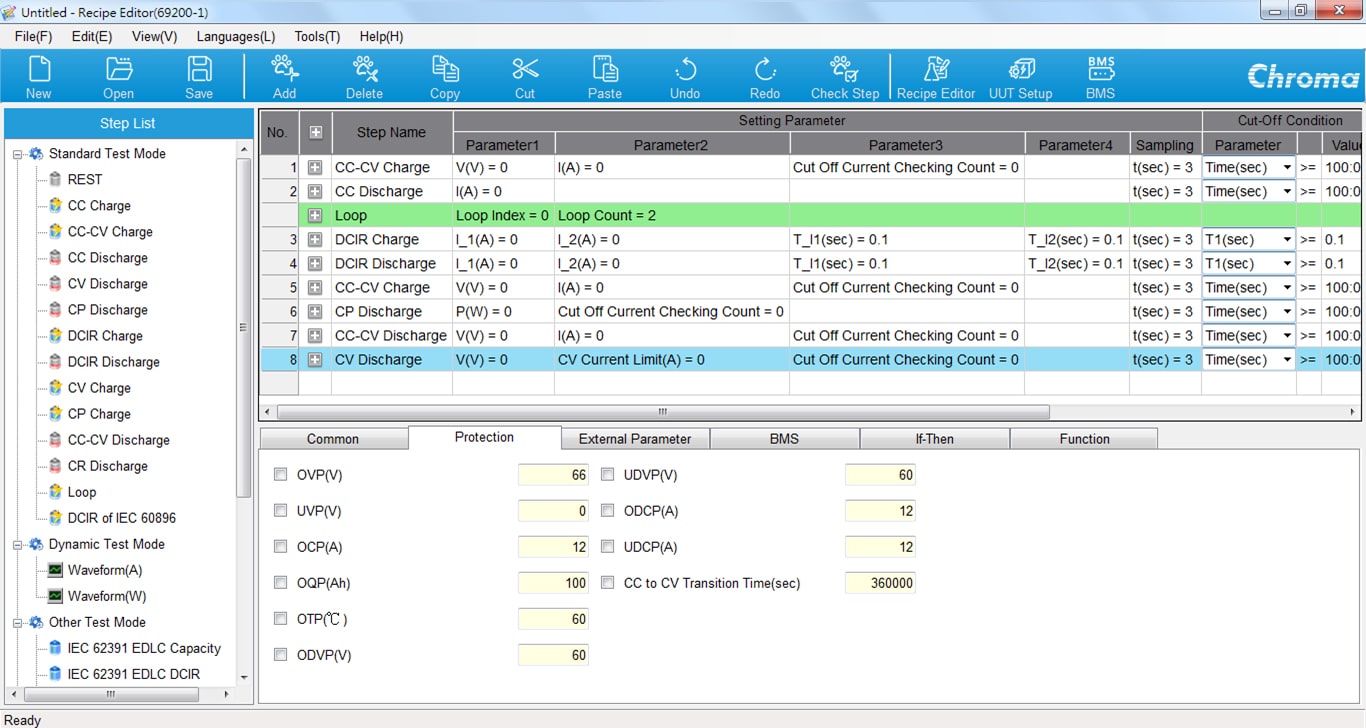 Battery Pro Recipe Editor