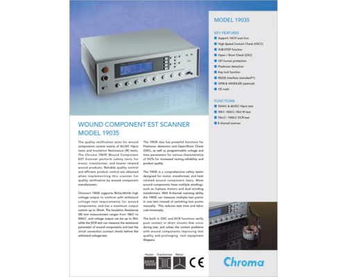 Datasheet | Hybrid Wound Component EST Scanner – 19035